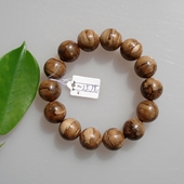 真品印尼巴布亚产地沉香佛珠手串手钏手链念珠1.6cm16mm重25.5克