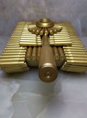 经典创意摆件钢弹壳装饰90坦克新春礼赠长辈节日创意家居饰