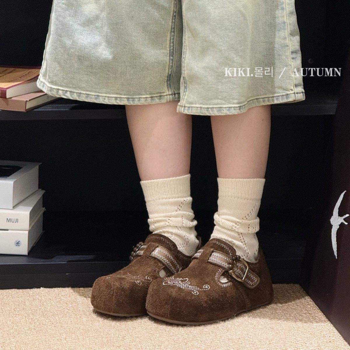 牛皮版！真皮加绒一脚蹬女2026新款美拉德勃肯鞋复古保暖毛毛鞋,女鞋,勃肯鞋/软木鞋,淘宝优惠券,粉丝福利购,淘宝优惠卷