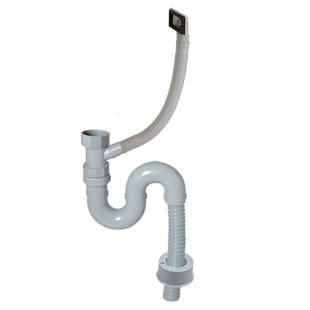 天力厨房水槽下水管单槽 洗菜盆洗碗落水加长耐沸水排水配件GT001