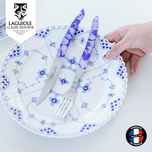 法国狼头Claude dozorme蒂耶尔蕾丝系列家用牛排刀叉餐具礼盒
