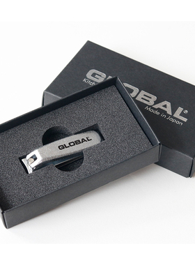 日本进口具良治GLOBAL不锈钢指甲钳指甲刀钥匙扣 便携修指甲剪刀