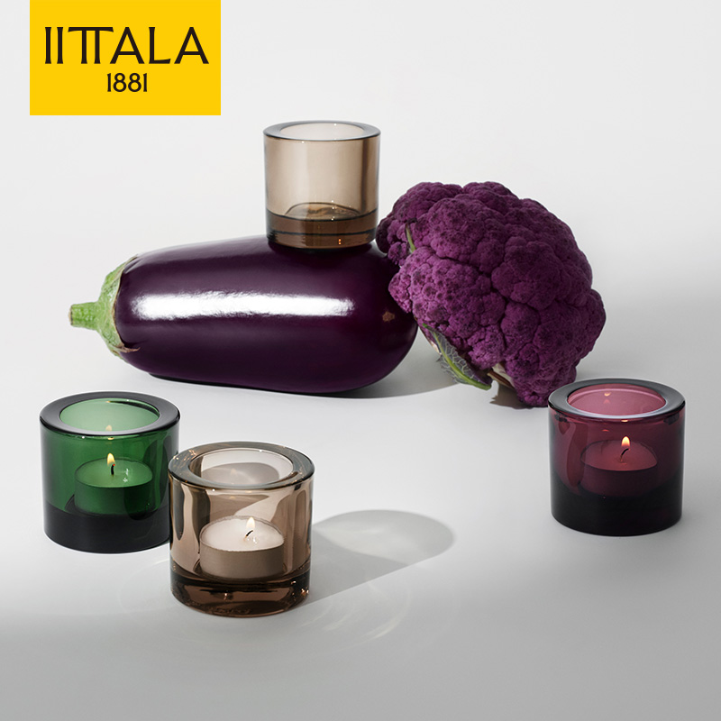 芬兰iittala玻璃烛台Kivi系列