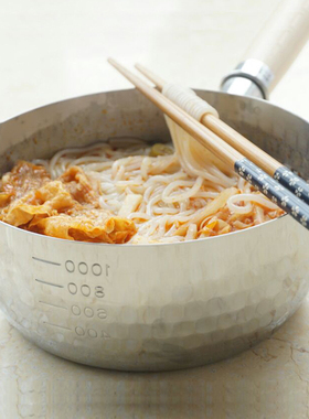 日本进口COOK-PAL雪平锅雪平锅日式不粘锅不锈钢小奶锅辅食汤锅