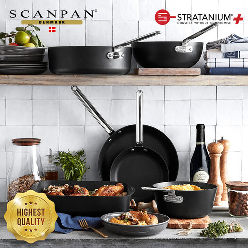 丹麦Scanpan不粘锅家用TechnIQ