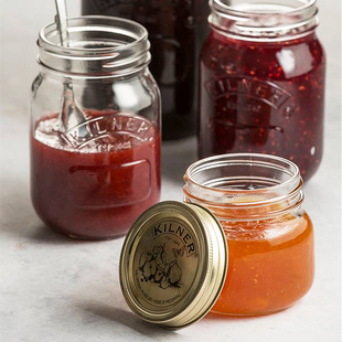英国Kilner伯明翰Preserve Jar带盖密封储物罐家用果酱蜂蜜玻璃瓶