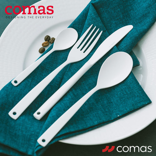 comas白色系列西餐刀汤匙甜品