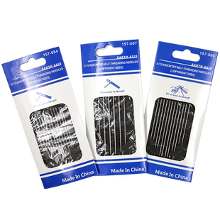 家用免穿针缝衣针盲人针老人用手缝针缝衣服不用穿线的针手工diy