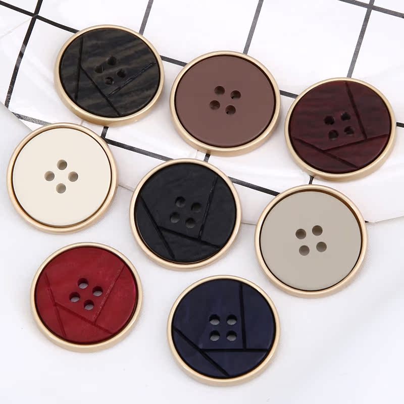高档圆形金属纽扣扣子毛呢小号