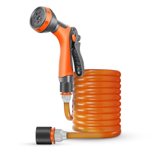 奥瑞驰洗车水枪家用高压阳台冲洗水龙头弹簧水管花园浇花专用喷枪