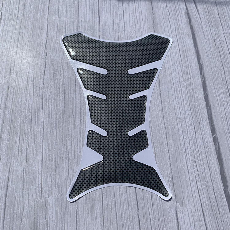 摩托车油箱贴防水鱼骨贴纸防刮花立体加油盖边保护贴膜软胶不留痕