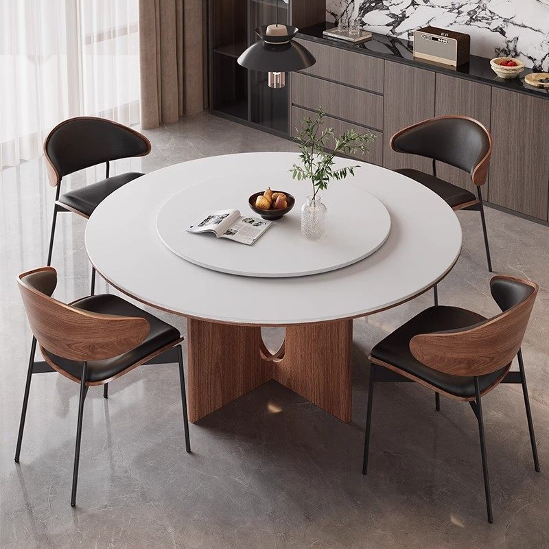 奶油系圆形实木餐桌客厅新款中古风美式复古法式现代简约家庭,商业/办公家具,餐桌椅系列,淘宝优惠券,粉丝福利购,淘宝优惠卷