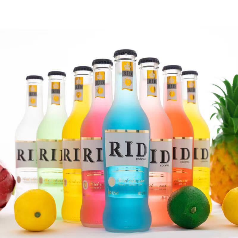 RID锐渡鸡尾酒瓶装预调酒4.2度275ml女士低度甜酒网红微醺多口味