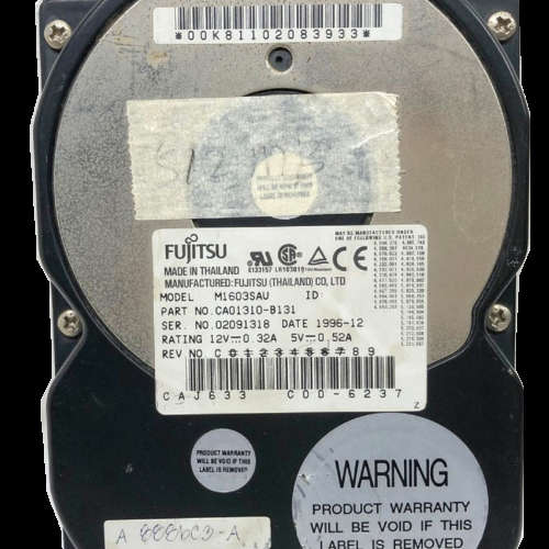 M1603SAU通Fujitsu工业SCSI接口50PIN 512MB硬盘