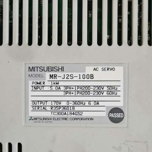 MR-J2S-100B-EE085,FCA50M-1，MDS