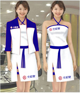 无袖+长袖工作服定制工装t恤夏季超市促销员衣服装广告polo衫印字