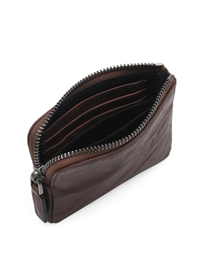 头层牛皮零钱包真皮皱褶复古拉链卡包潮流驾驶证本迷你功能小包