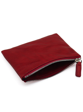 欧美头层牛皮青年女钱包拉链零钱袋真皮短款卡包迷你潮流收纳包男