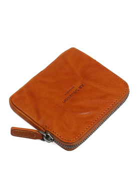 头层牛皮迷你卡包真皮薄款口袋小包拉链零钱包小巧便携短款钱包潮