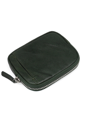 All Situation 头层牛皮拉链零钱包真皮皱褶复古驾驶证包手工卡包