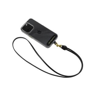 原创头层牛皮挂脖手机绳夹片背贴挂脖挂饰万能吊绳手机壳防丢神器