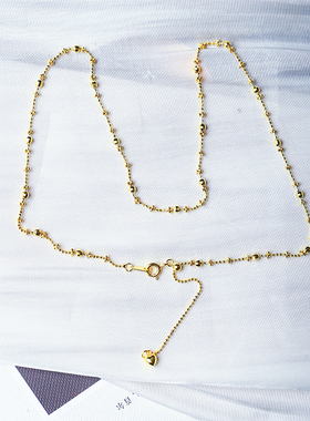 925纯银满天星仙女链银项链可调节锁骨链送闺蜜吊坠 女简约