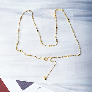 925纯银满天星仙女链银项链可调节锁骨链送闺蜜吊坠 女简约