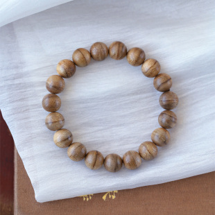 文玩沉香手串饰品 男女款 味道清凉淡雅款 天然马泥涝沉香圆珠手链