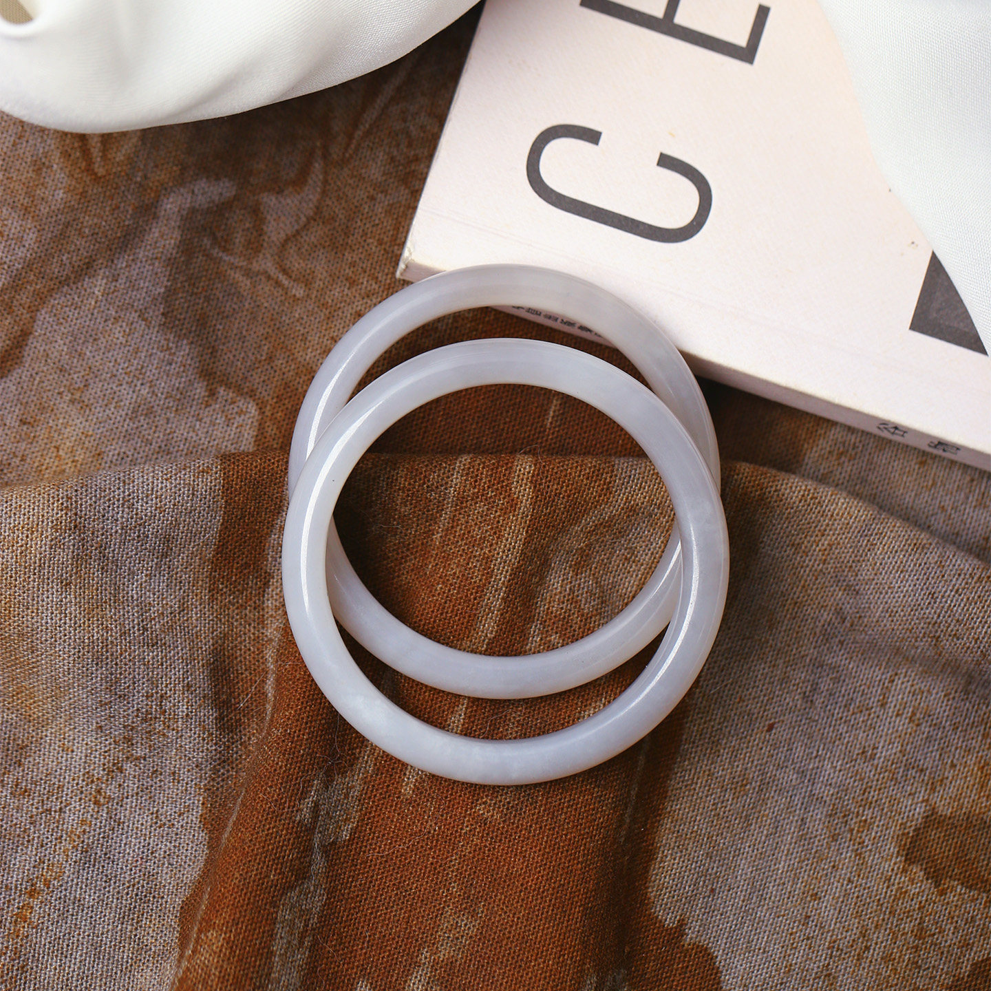 天然和田玉青海料老料烟灰色手镯 女款玉石镯子妈妈镯饰品