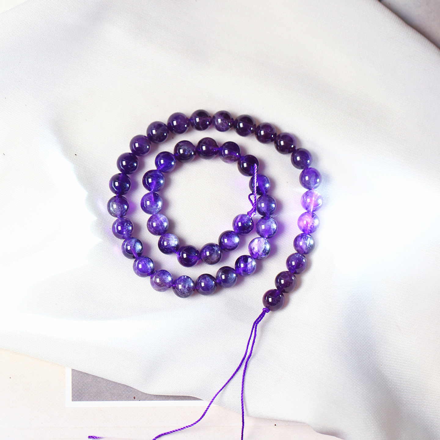 工厂处理 天然乌拉圭紫水晶圆珠半成品 散珠子串珠手链佛珠diy,饰品/流行首饰/时尚饰品新,DIY配件,淘宝优惠券,粉丝福利购,淘宝优惠卷