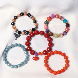 一物一图 孤品清仓捡漏 天然水晶手链I碧玺朱砂翡翠南红玛瑙多宝