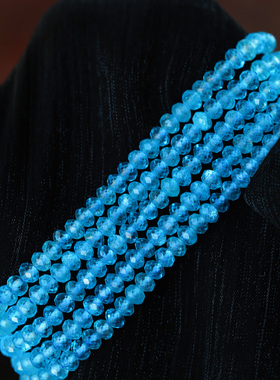 天然托帕石刻面款手链