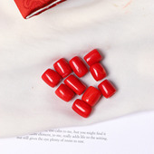 天然海竹烤色处理桶珠老型珠路路通配件吊坠 手串DIY配件配饰 女款