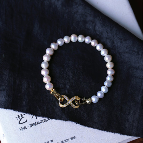 天然淡水珍珠手链女款珍珠