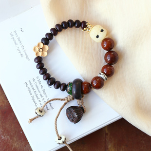 天然紫金钵盂搭配紫金鼠原创款手链女款文玩饰品礼物 上手效果好