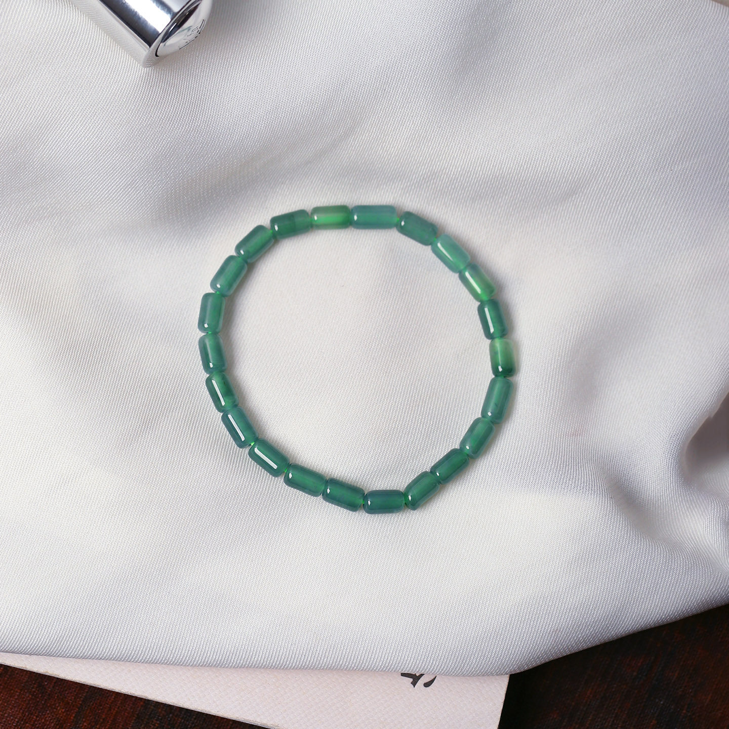 天然A货翡翠危料蓝水料桶珠原创手链简约单圈 女款手串饰品,珠宝/钻石/翡翠,手链/手串,淘宝优惠券,粉丝福利购,淘宝优惠卷