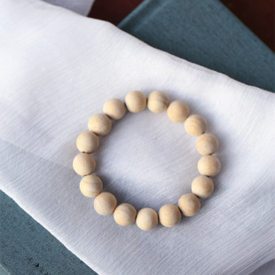 天然香樟木圆珠手链 文玩木头手串饰品礼物可以放衣柜里 男女款