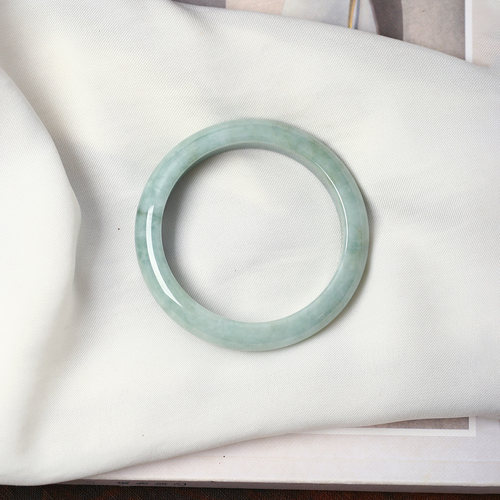 工厂处理天然A货翡翠缅甸料手镯 女款翡翠镯子妈妈镯饰品礼物