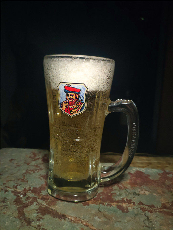 余市黑武士啤酒杯 日本扎啤酒杯威士忌WHISKY杯日本知名酒类品牌