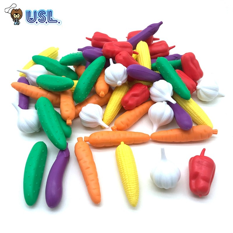 台湾游思乐USL蔬菜组塑胶蔬菜水果模型幼儿园教具儿童益智玩具,玩具/童车/益智/积木/模型,儿童食玩,淘宝优惠券,粉丝福利购,淘宝优惠卷