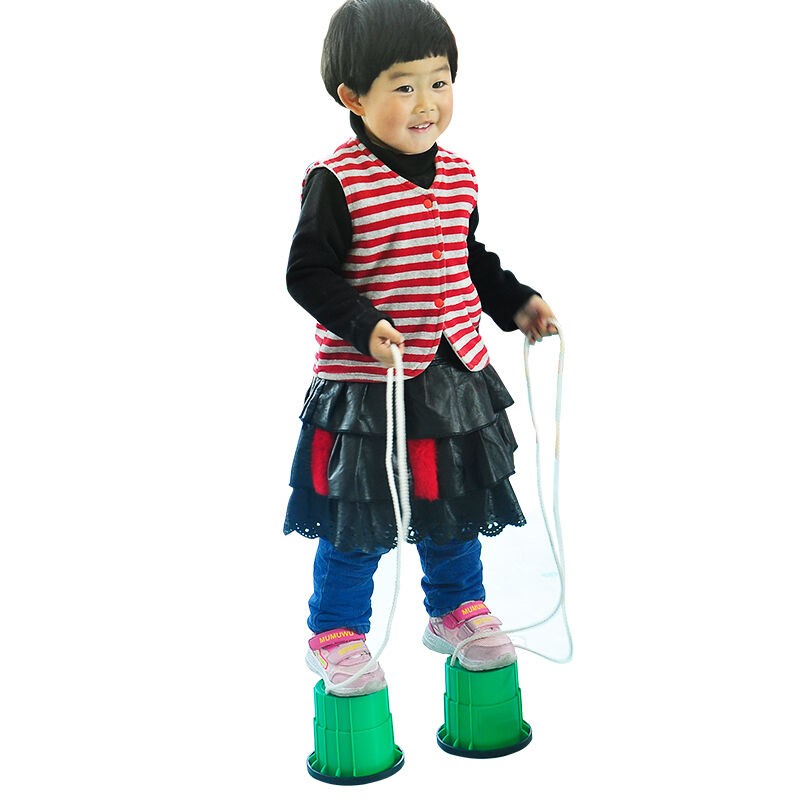 止滑脚踏桶儿童户外运动健身踩高跷玩具脚丫小高跷感统器材QSF-2