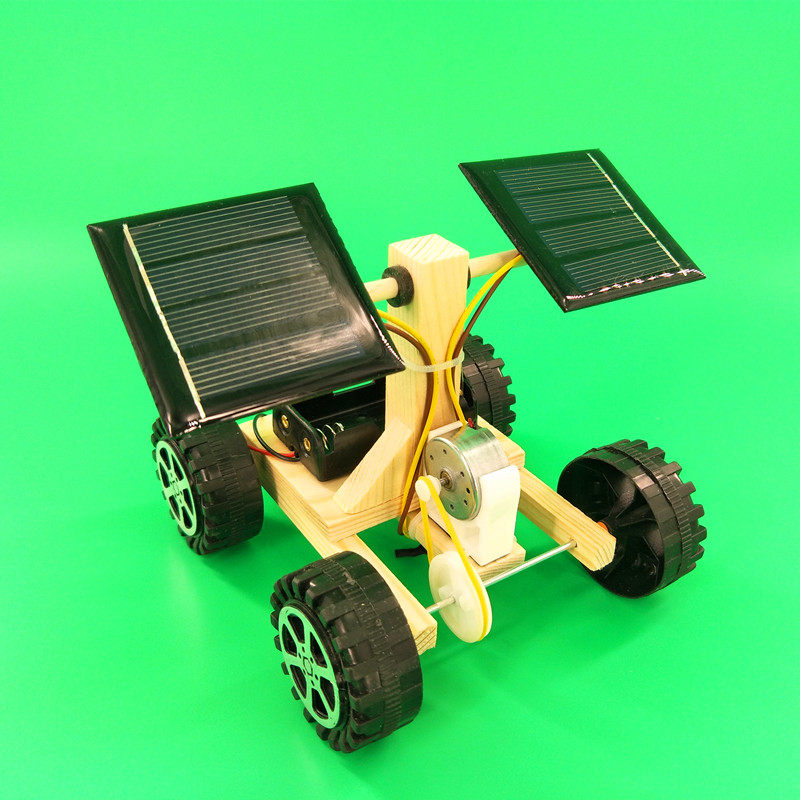 太阳能火星探测车太阳能小车中小学生模型拼装手工diy科技小制作