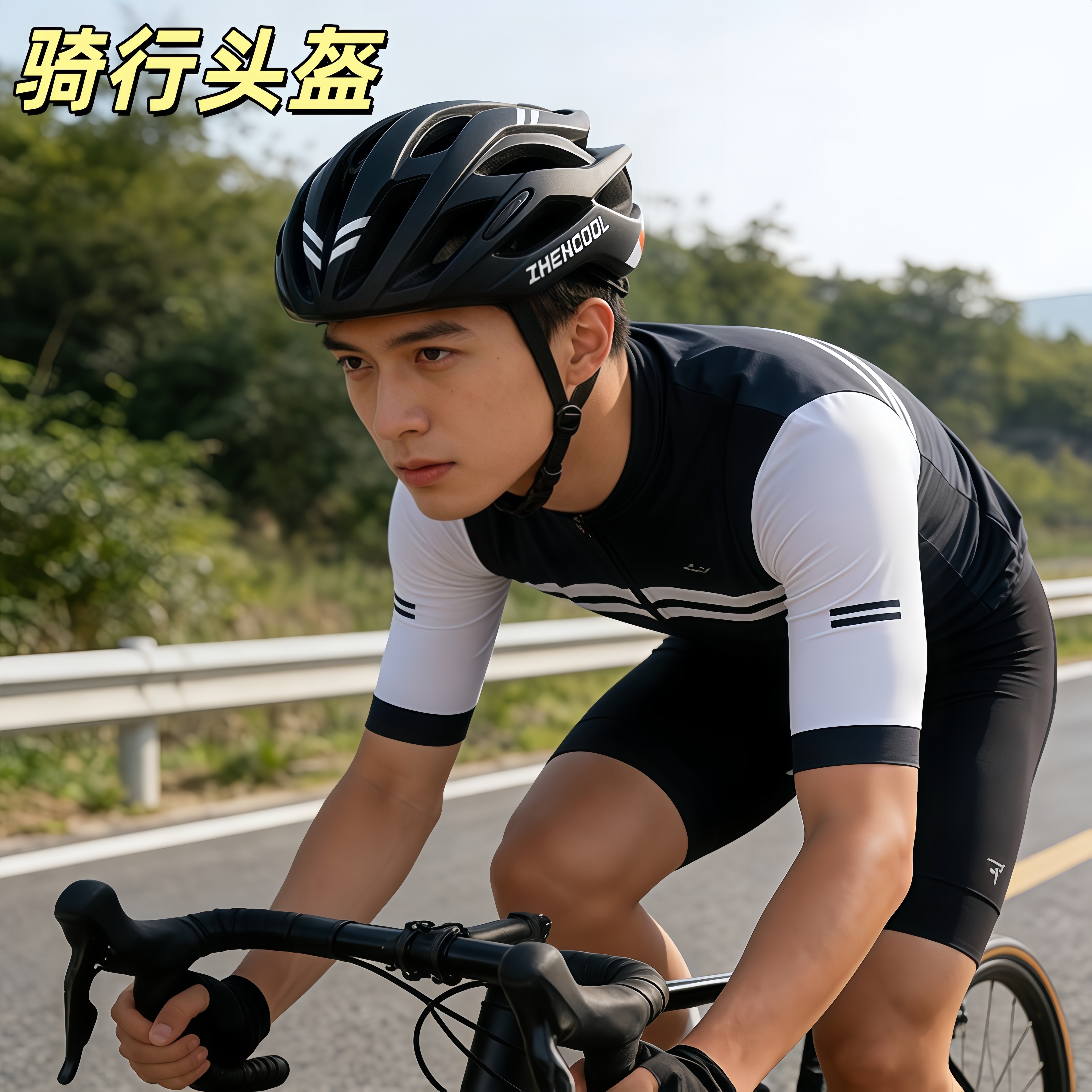 骑行头盔男款公路车高端透气 2026 新款自行车安全山地车骑行装备