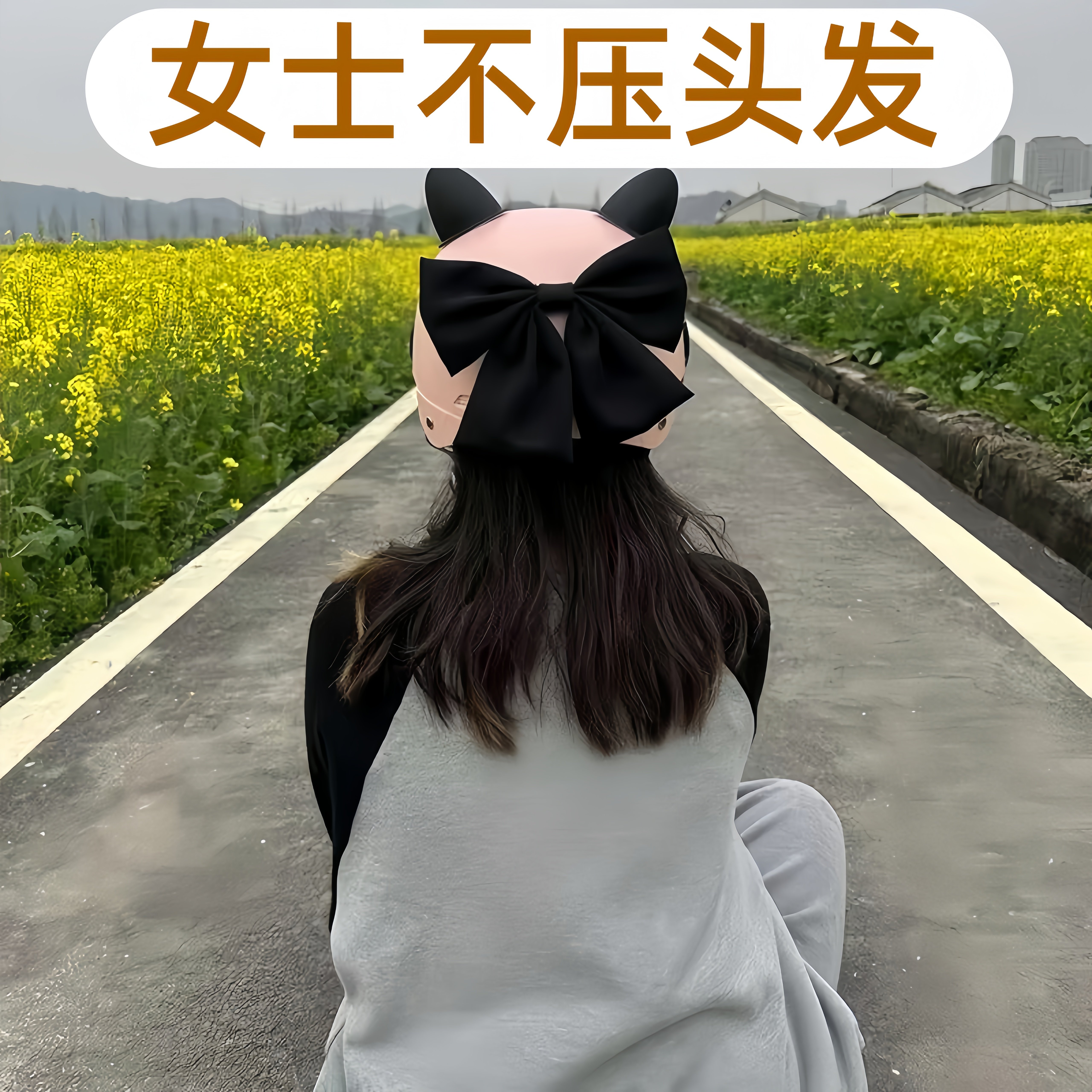 3C认证女士不压头发头盔电动车高颜值2025新款防风电瓶车四季通用