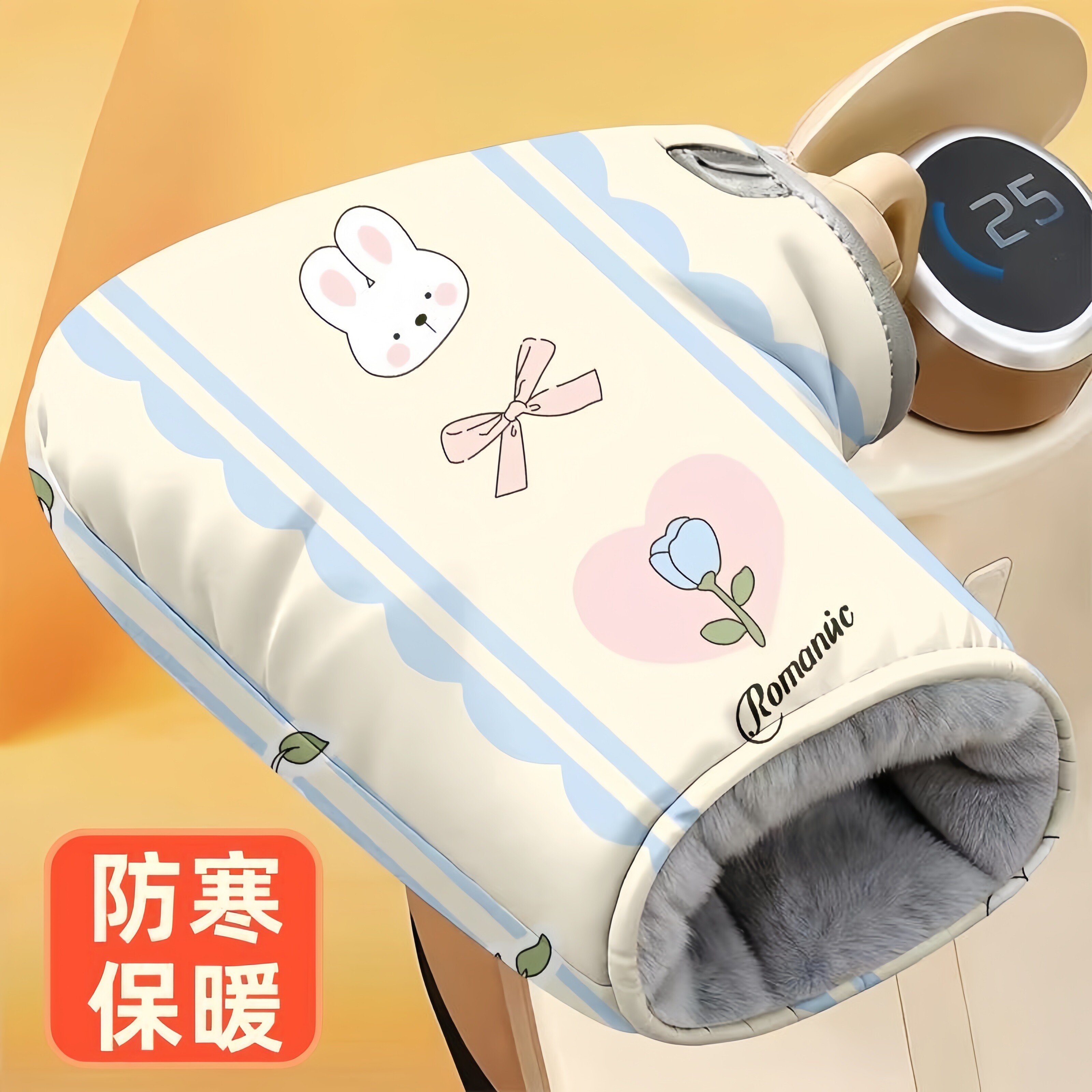 加厚防风手套暖到心里去了真的呀