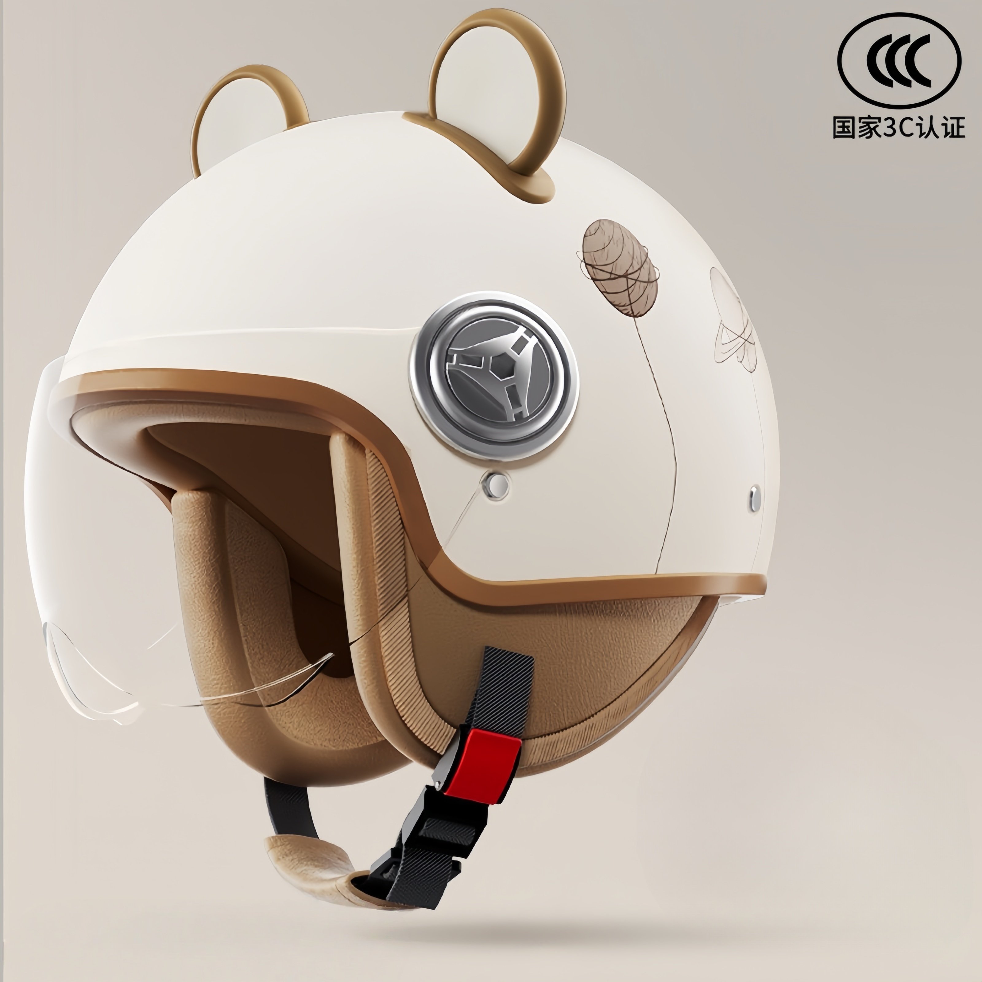 头盔女电动车冬护耳保暖防风高颜值冬季防雾可爱小头围摩托车半盔