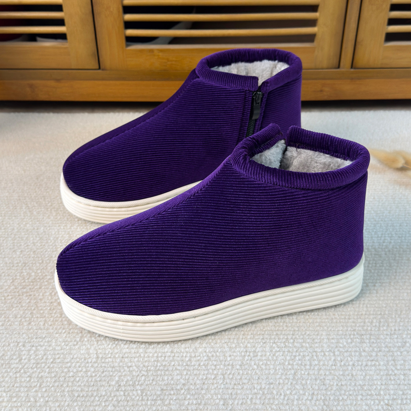 冬季妈妈棉鞋女士保暖鞋老北京手工布棉鞋加绒加厚老年人棉鞋防滑,女鞋,高帮鞋,淘宝优惠券,粉丝福利购,淘宝优惠卷