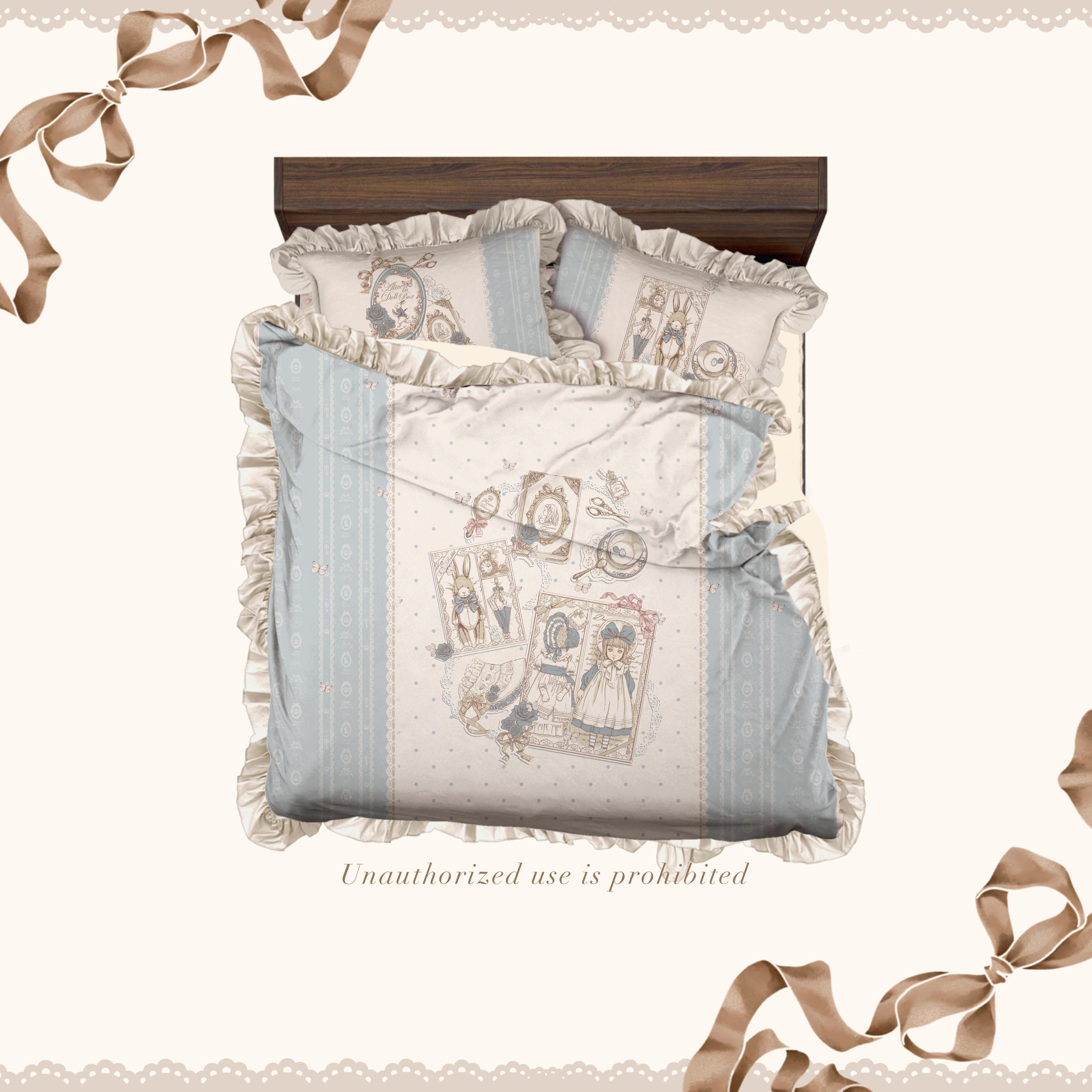 50支全棉磨毛秋冬四件套爱丽丝