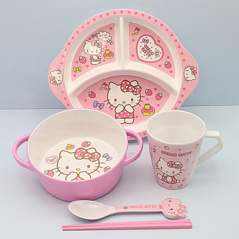 凯蒂猫双耳泡面碗可爱高颜值宿舍办公室上班族打饭碗大容量带把手