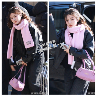 李兰迪春晚同款外套大衣皮衣夹克毛衣针织衫上衣牛仔裤子2026马年